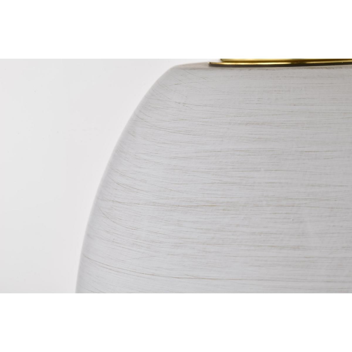 Collins 8" Flush Mount Light, Brushed Brass Finish