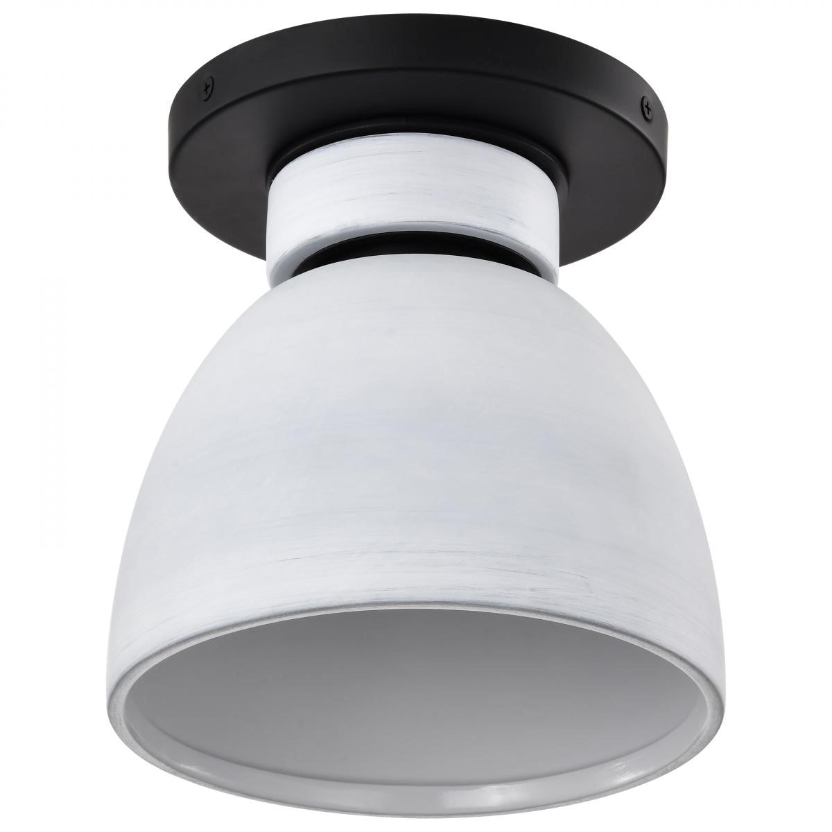 Collins 8" Flush Mount Light, Matte Black Finish