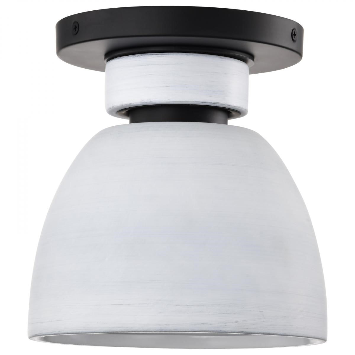 Collins 8" Flush Mount Light, Matte Black Finish