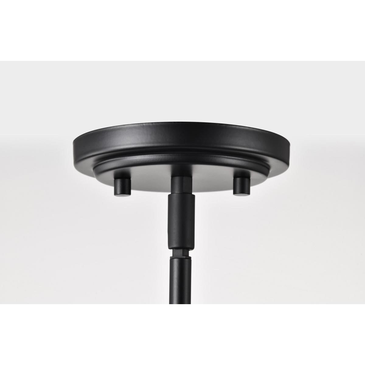 Russel 10" Pendant Light, Matte Black Finish