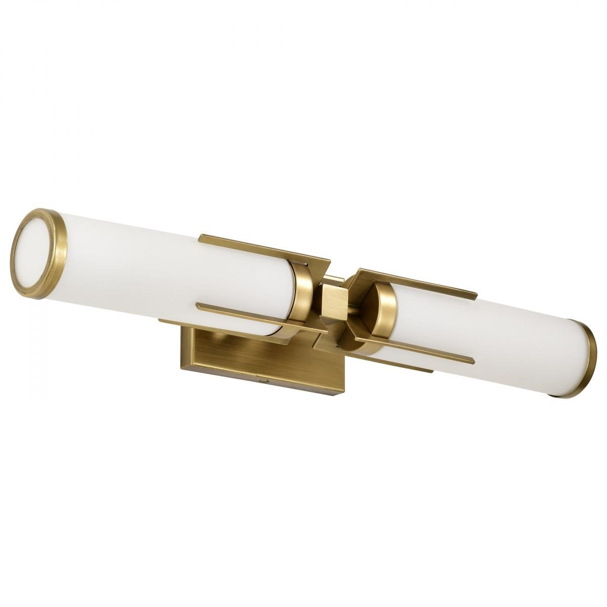 Roselle 5" Bathroom Vanity Light, Natural Brass Finish - Bees Lighting