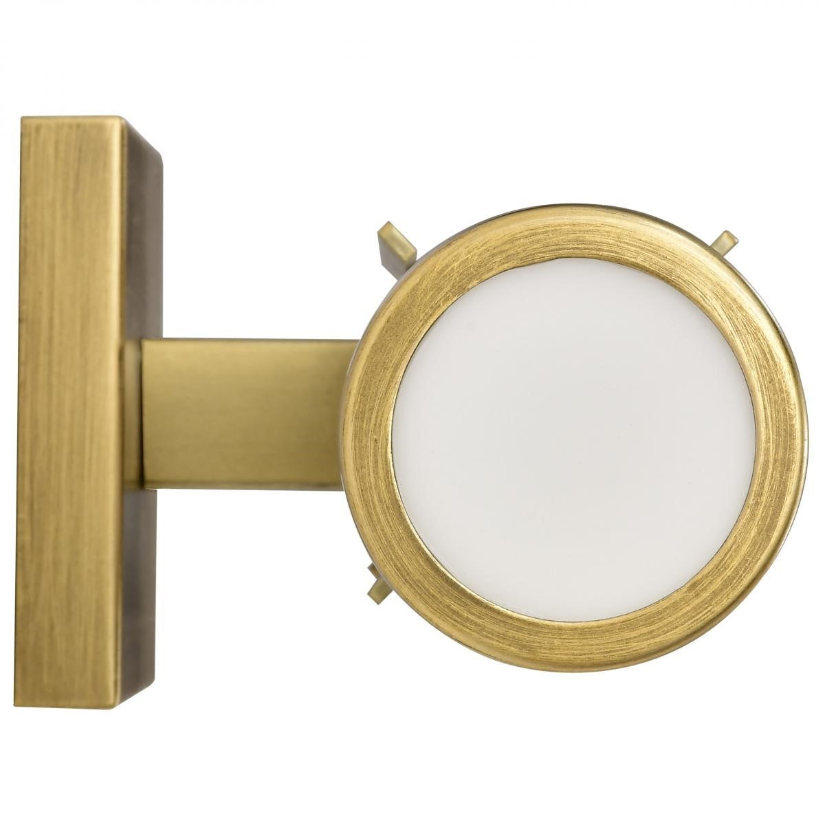 Roselle 5" Bathroom Vanity Light, Natural Brass Finish - Bees Lighting