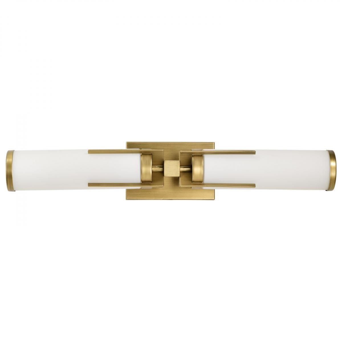 Roselle 5" Bathroom Vanity Light, Natural Brass Finish - Bees Lighting