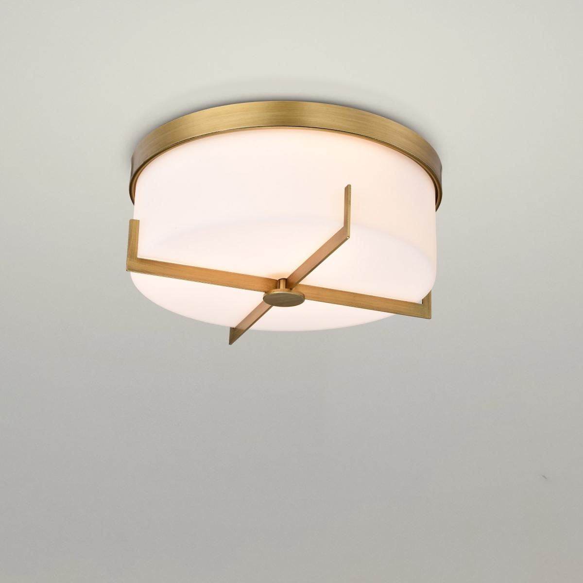 Roselle 7" Pendant Light, Natural Brass Finish - Bees Lighting