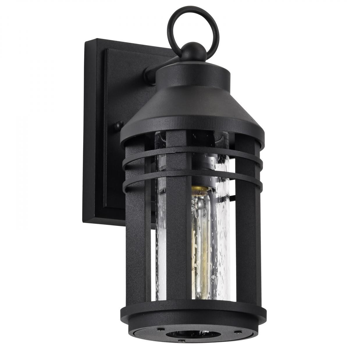 Wilton Outdoor Wall Light, Matte Black Finish