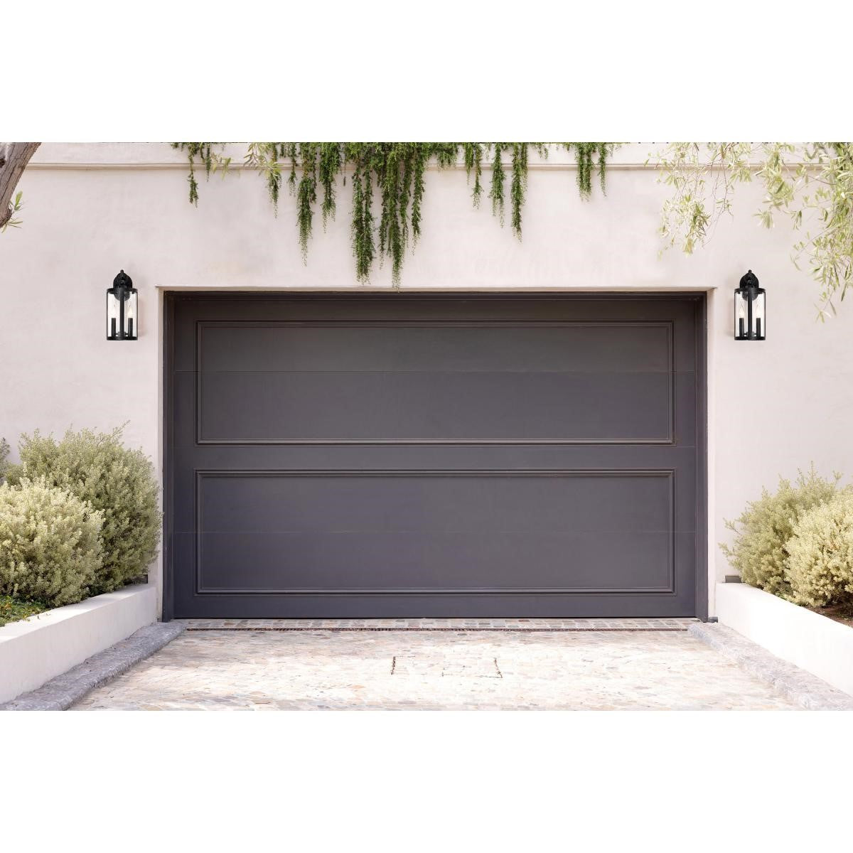 Broadstone Outdoor Wall Light, Matte Black Finish