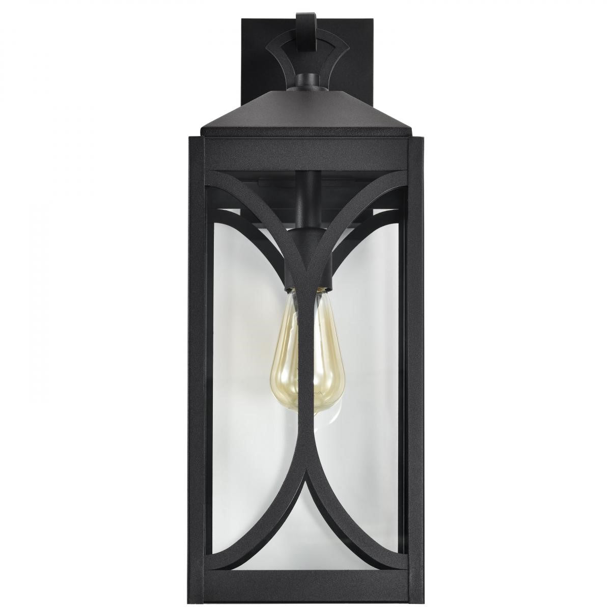 Oaklyn 21" Outdoor Wall Light, Matte Black Finish