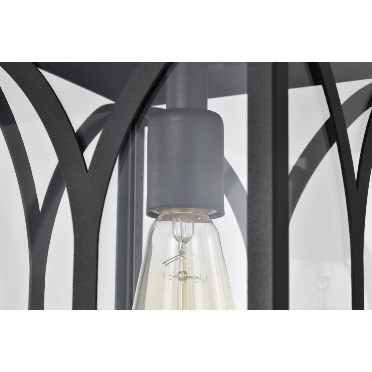 Oaklyn 19" Outdoor Hanging Light, Matte Black Finish