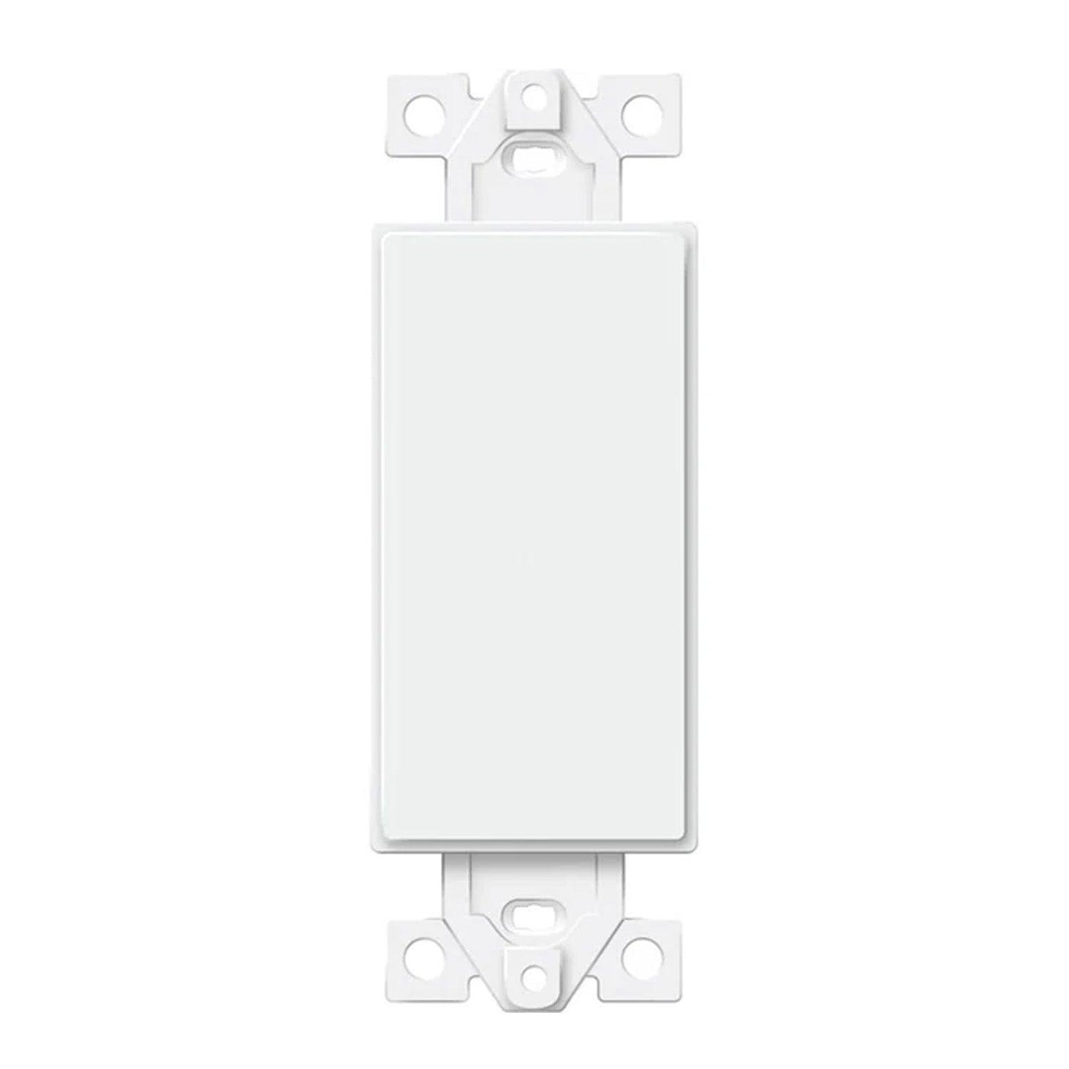 Blank Decorator Wall Plate Insert White - Bees Lighting