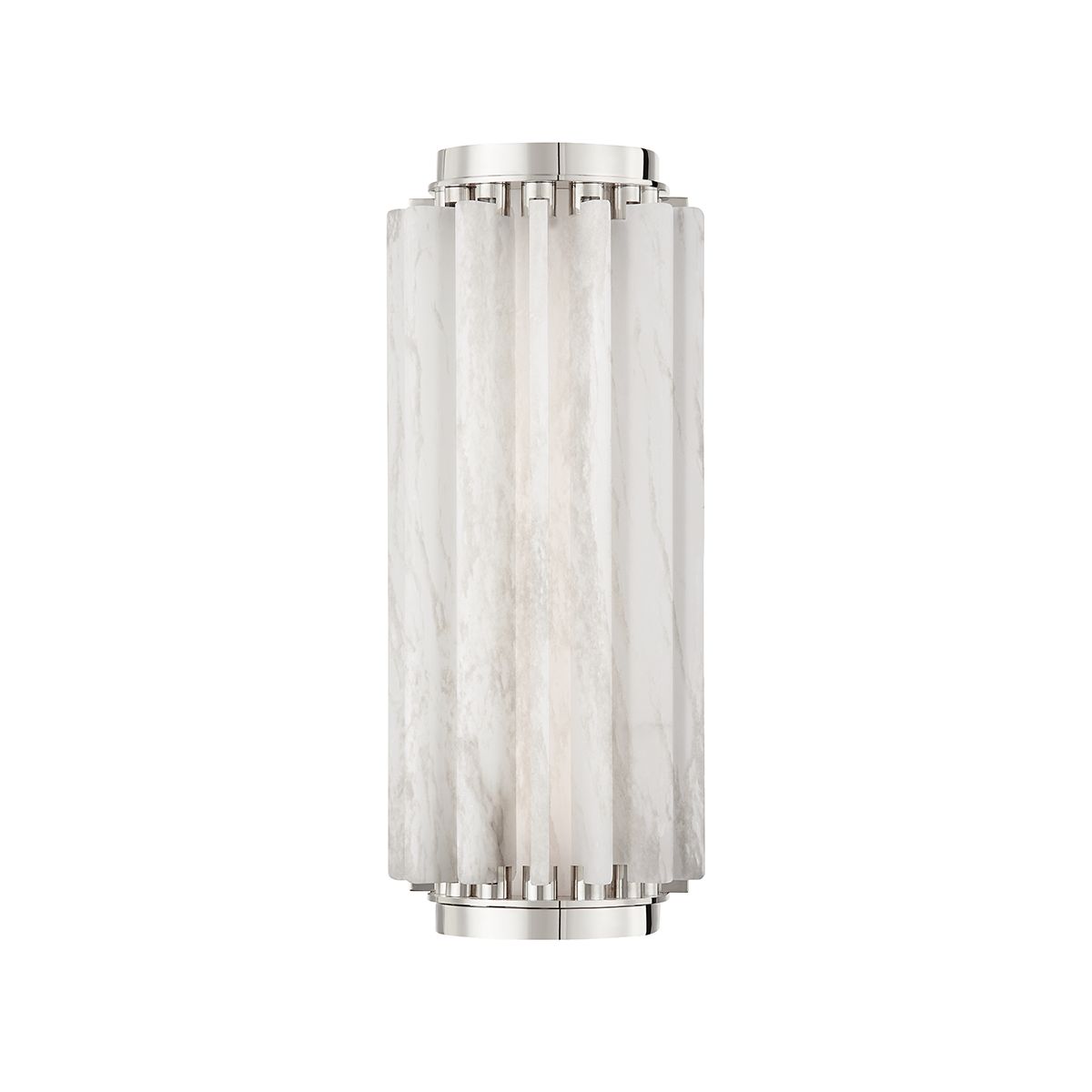 Hillside 14 in. LED Wall Light Polished Nickel finish