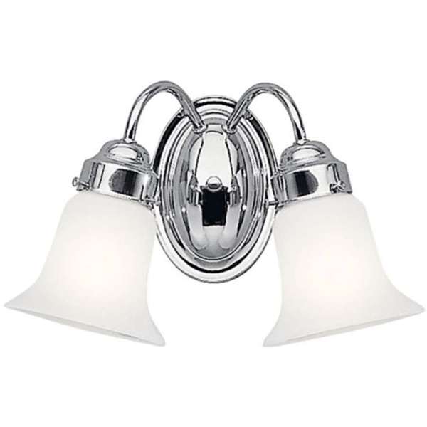 14 in. 2 Lights Vanity Light Chrome Finish