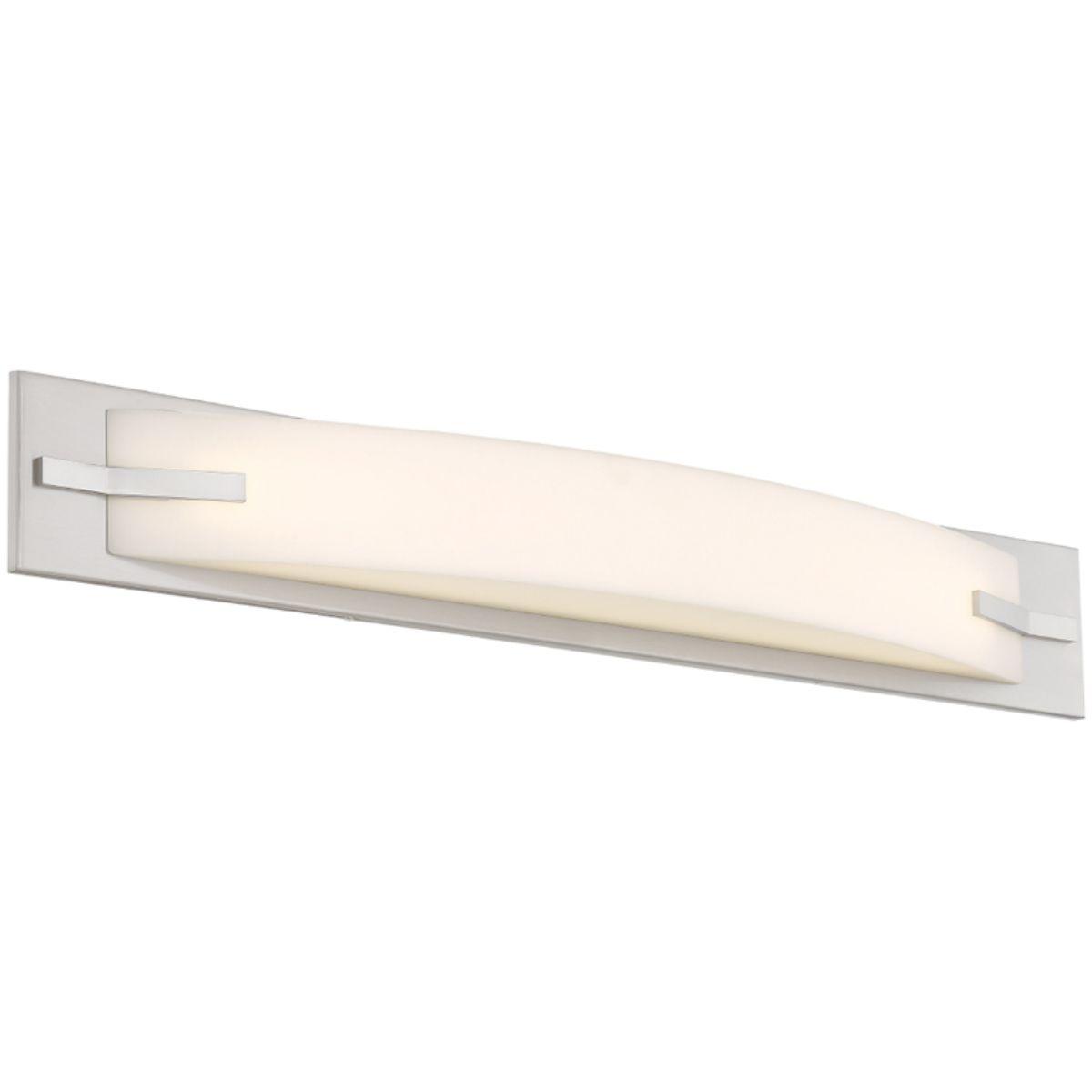 Bow 20 in. LED Bath Bar 1040 Lumens 3000K Brushed Nickel Finish - Bees Lighting