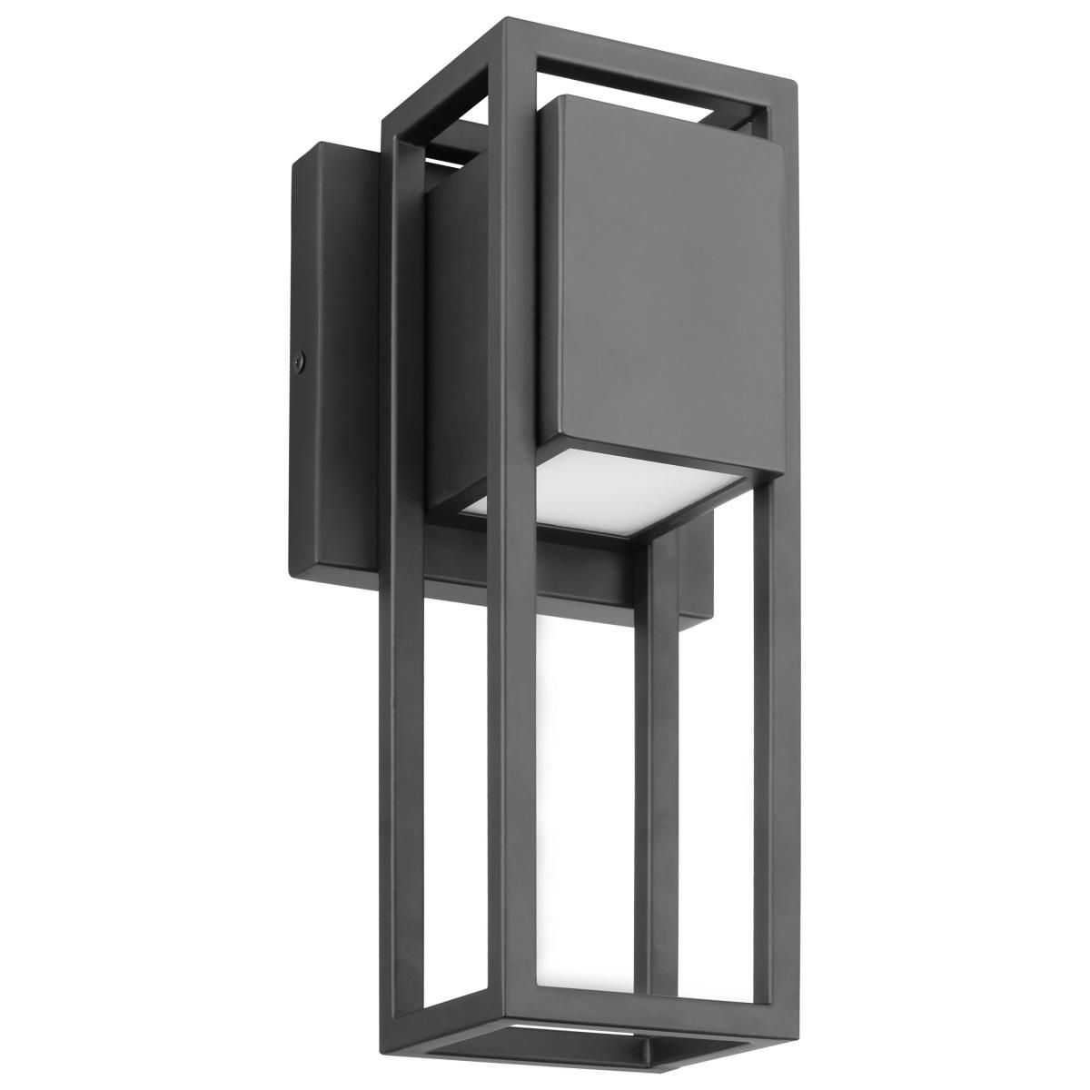 Supreme 11 In. LED Outdoor Wall Light Black Finish