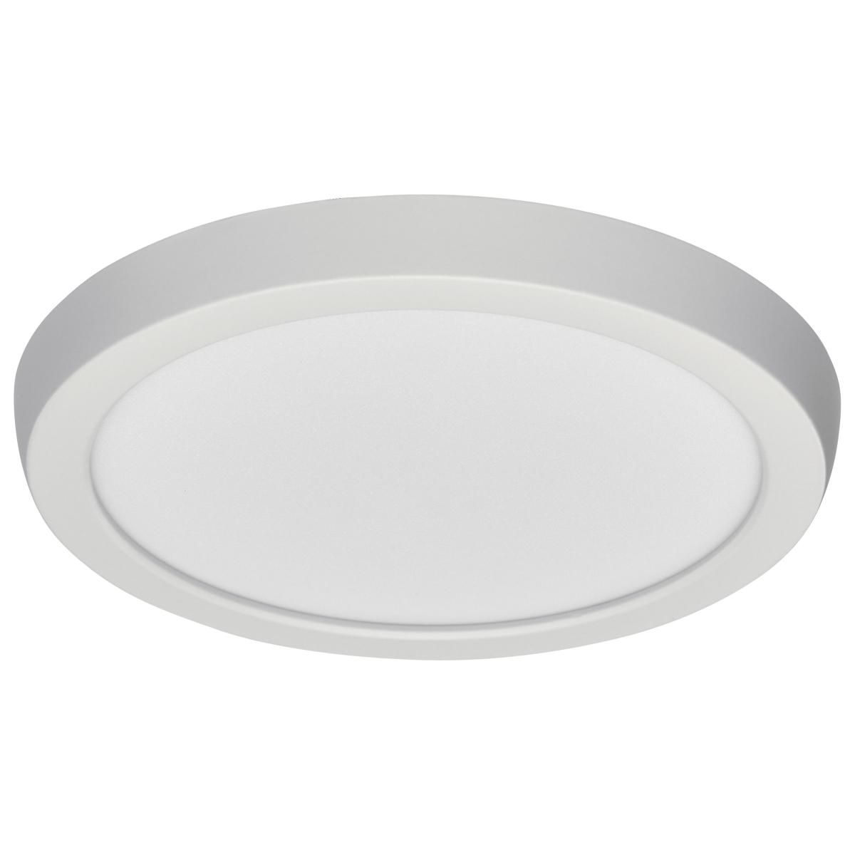 Blink 7 in. LED Round Disk Light 11W Selectable CCT White Finish