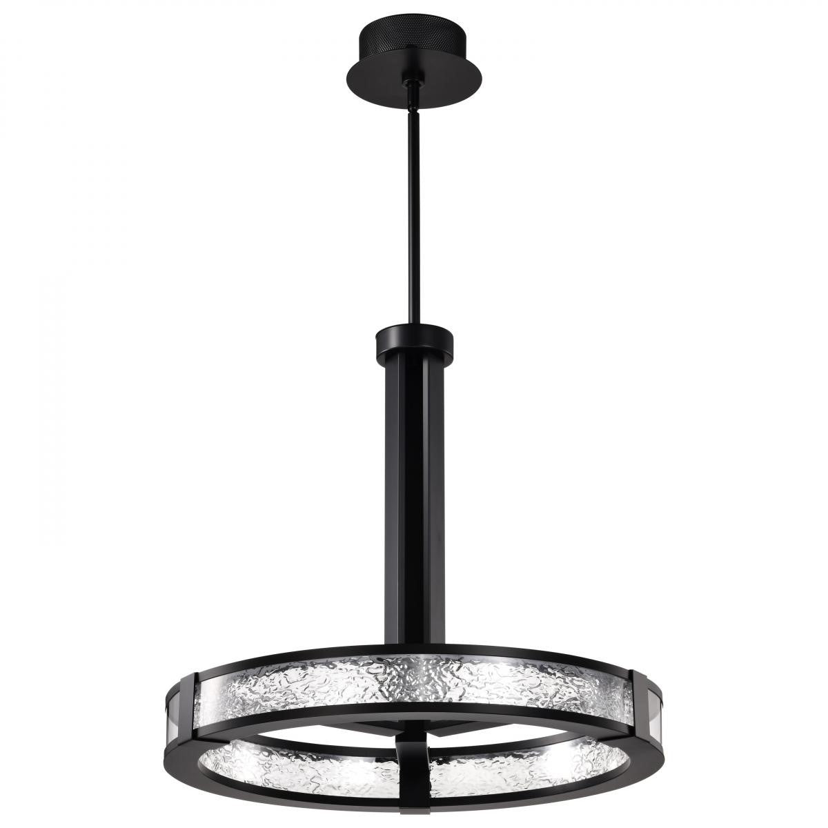 Darrow 24" LED Pendant Light, Matte Black Finish - Bees Lighting