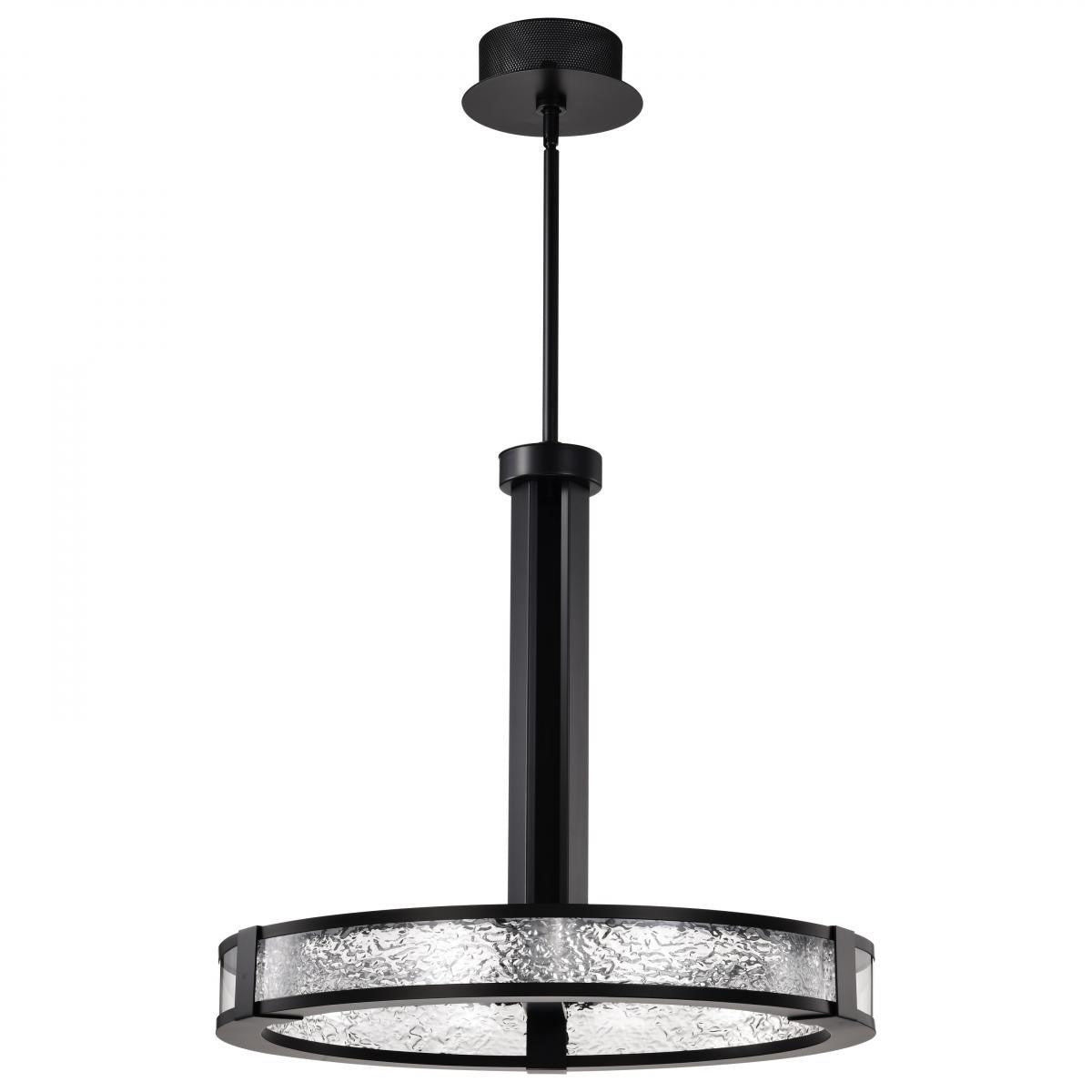 Darrow 24" LED Pendant Light, Matte Black Finish - Bees Lighting