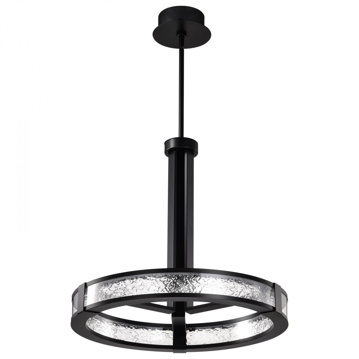 Darrow 24" LED Pendant Light, Matte Black Finish - Bees Lighting