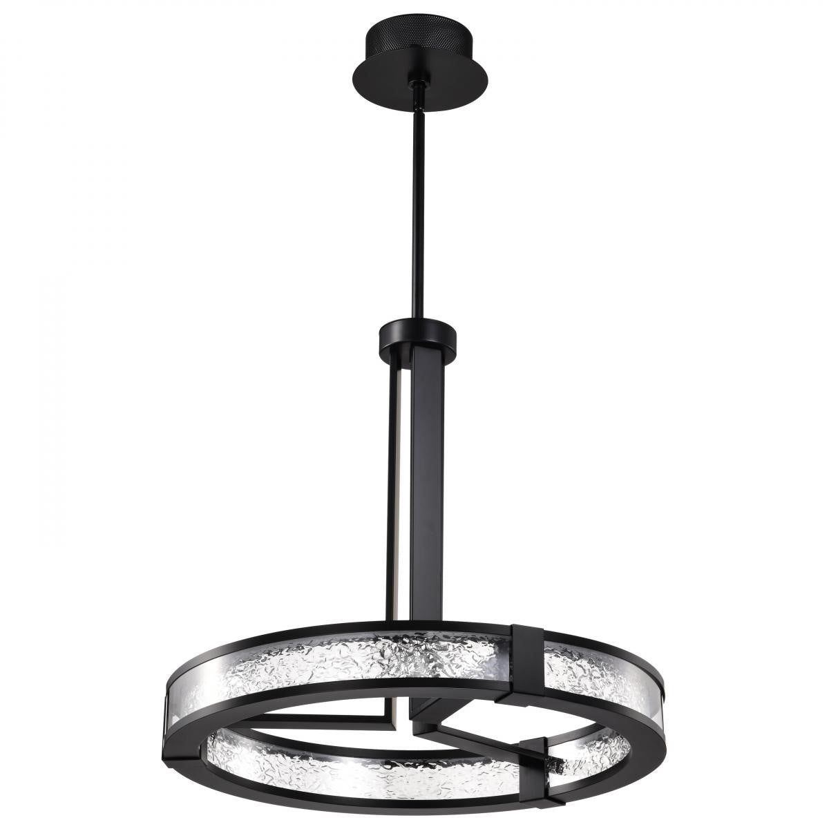 Darrow 24" LED Pendant Light, Matte Black Finish - Bees Lighting