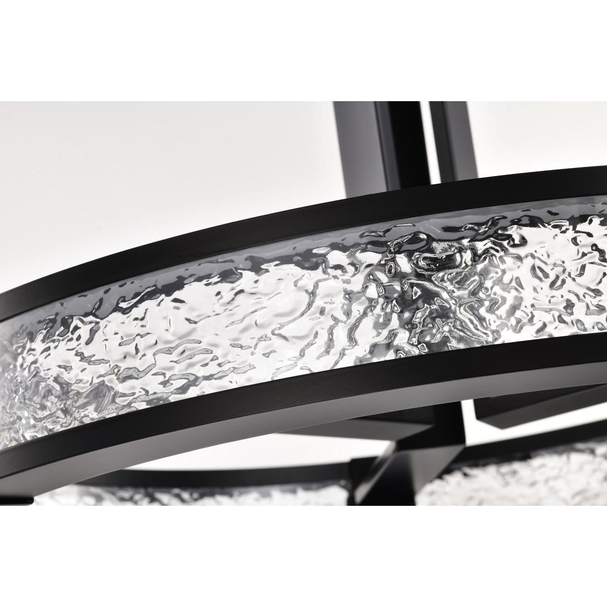 Darrow 24" LED Pendant Light, Matte Black Finish - Bees Lighting