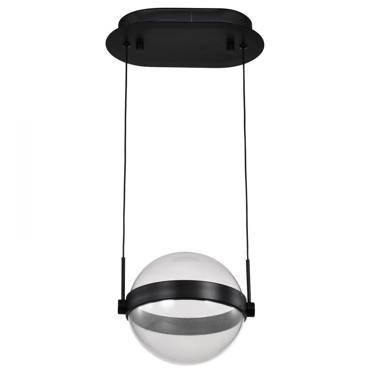 Arvada 8" LED Pendant Light, Matte Black Finish - Bees Lighting