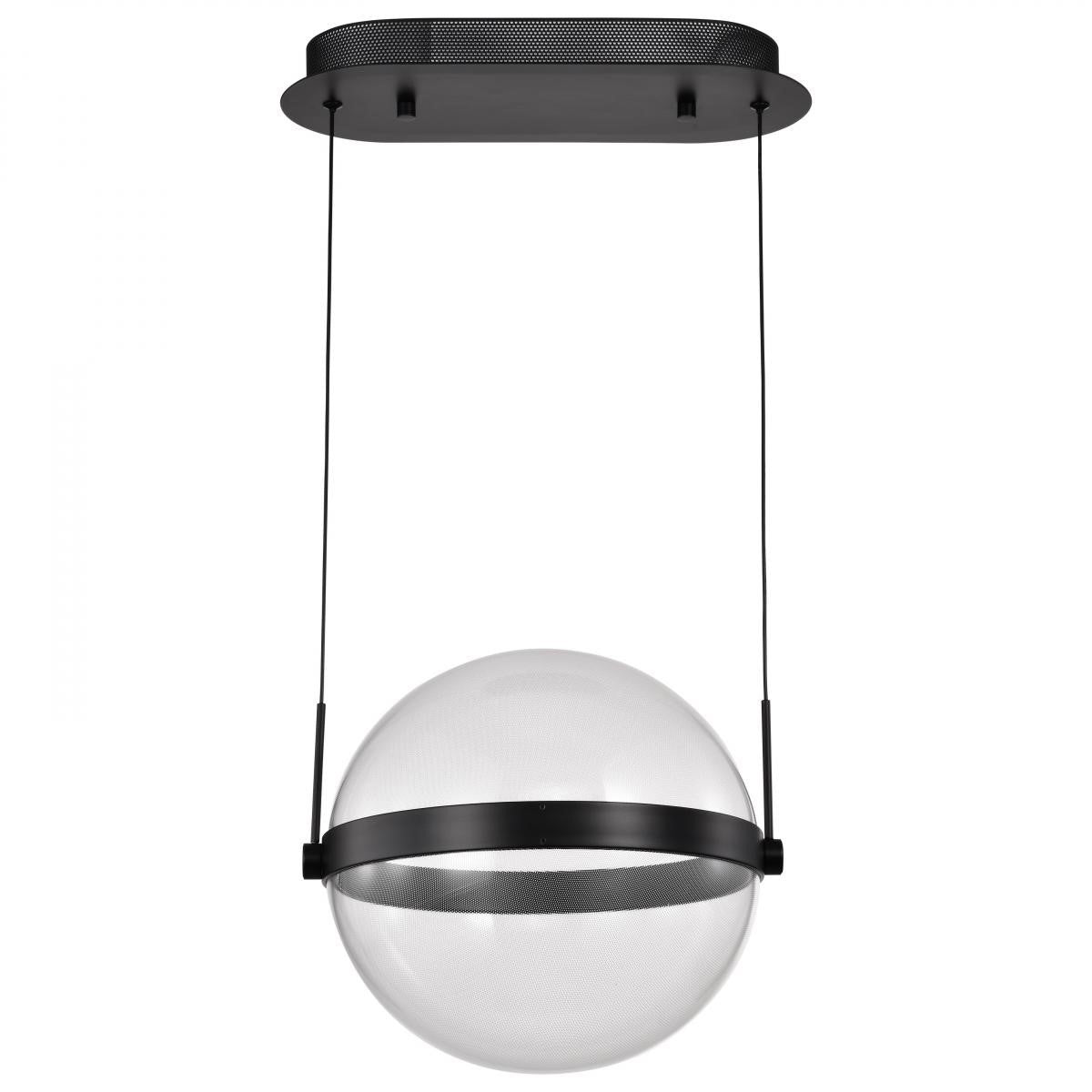 Arvada 12" LED Pendant Light, Matte Black Finish - Bees Lighting