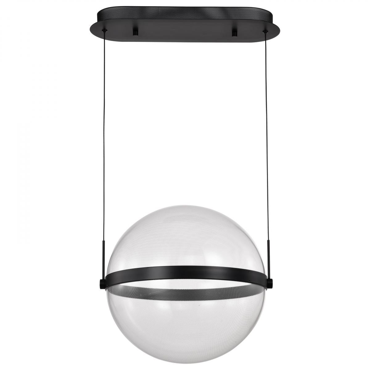 Arvada 16" LED Pendant Light, Matte Black Finish - Bees Lighting