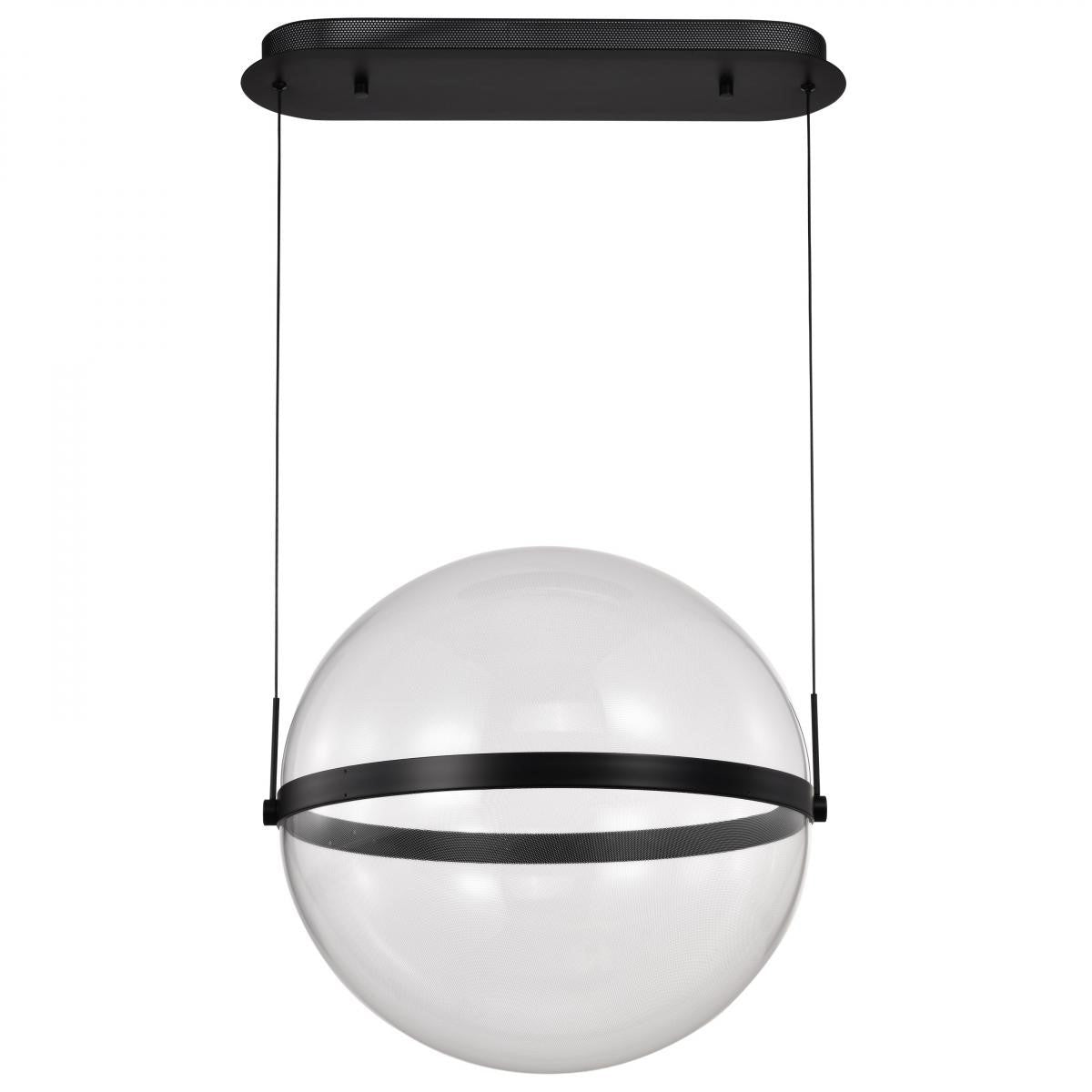 Arvada 20" LED Pendant Light, Matte Black Finish - Bees Lighting