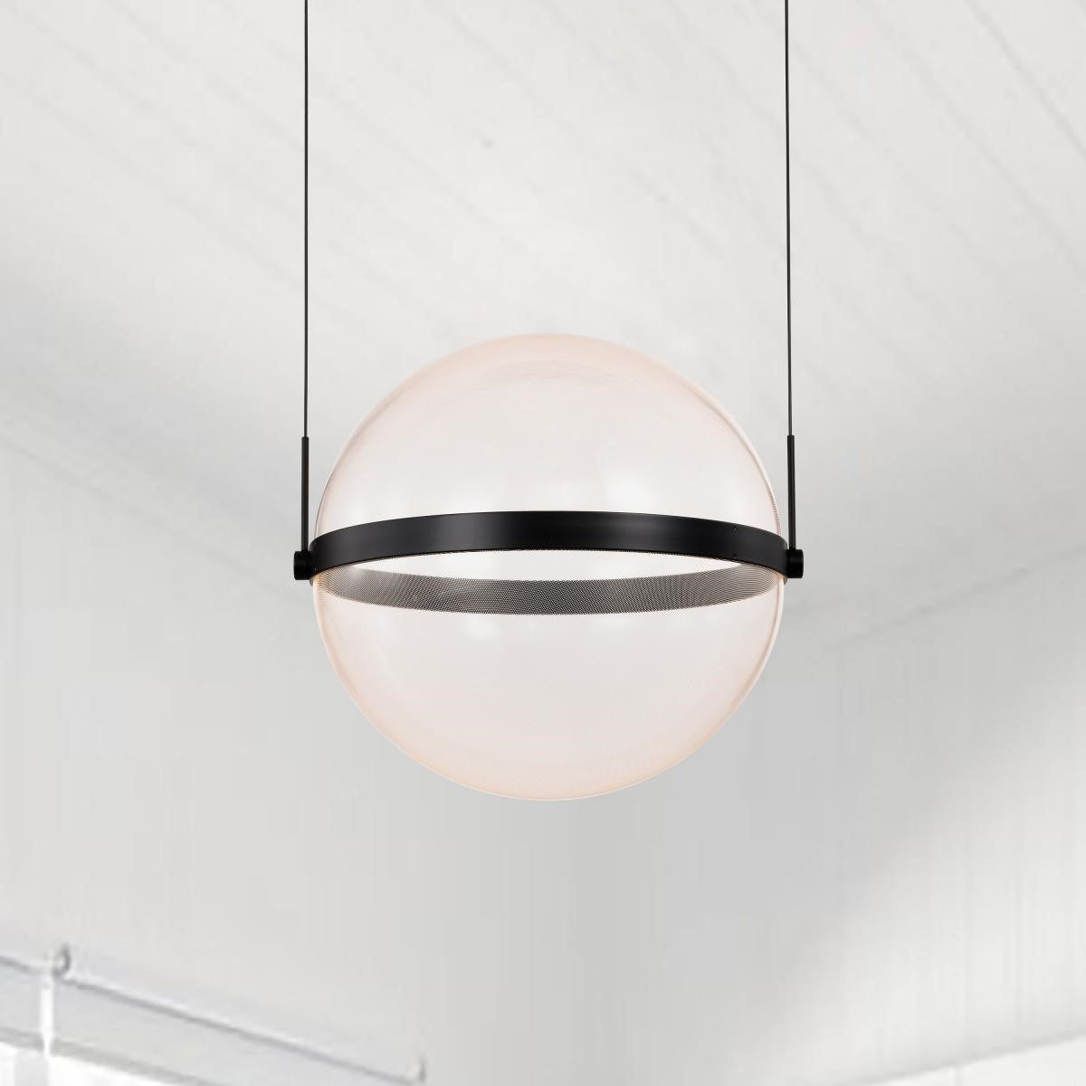 Arvada 20" LED Pendant Light, Matte Black Finish - Bees Lighting