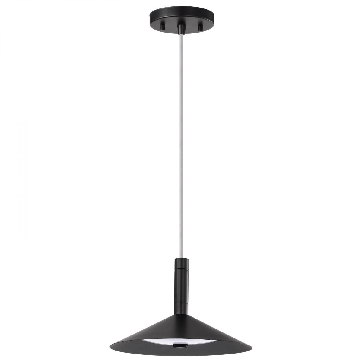 Corrine 10" LED Pendant Light, Matte Balck Finish - Bees Lighting