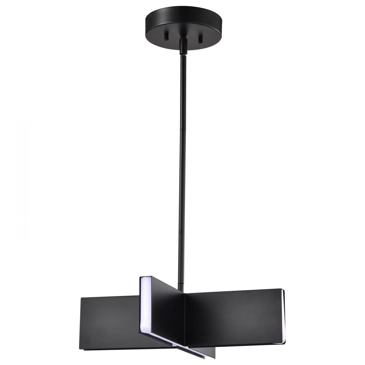 Blaine 15" LED Pendant Light, Matte Black Finish - Bees Lighting