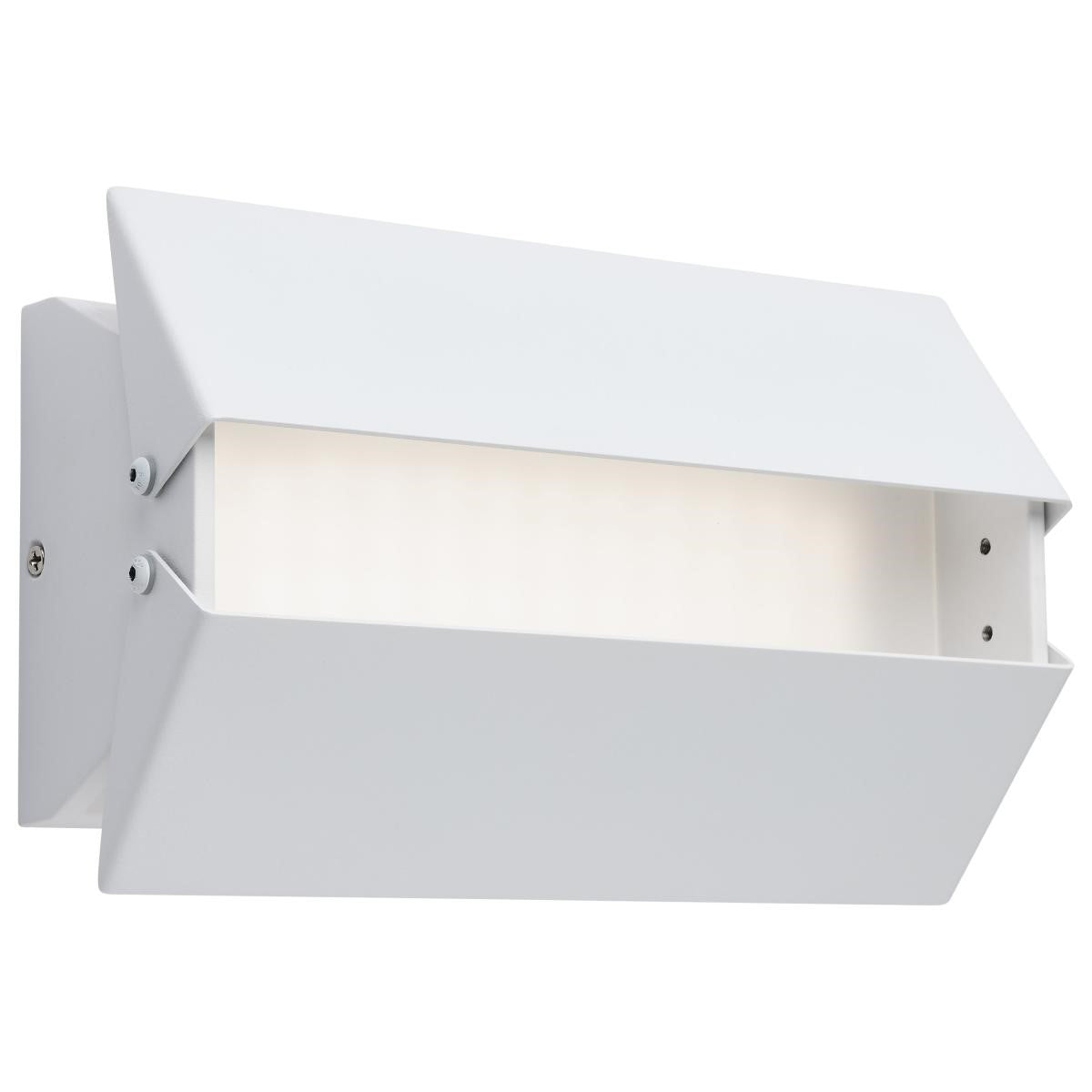 Peak 9" LED Wall Sconce, Selectable CCT, Matte White Finish