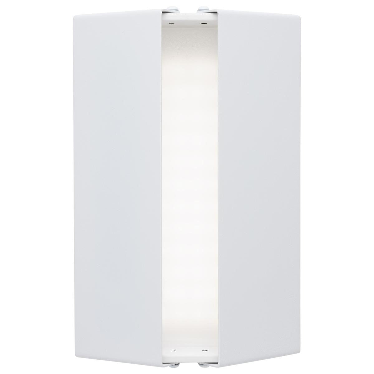 Peak 9" LED Wall Sconce, Selectable CCT, Matte White Finish