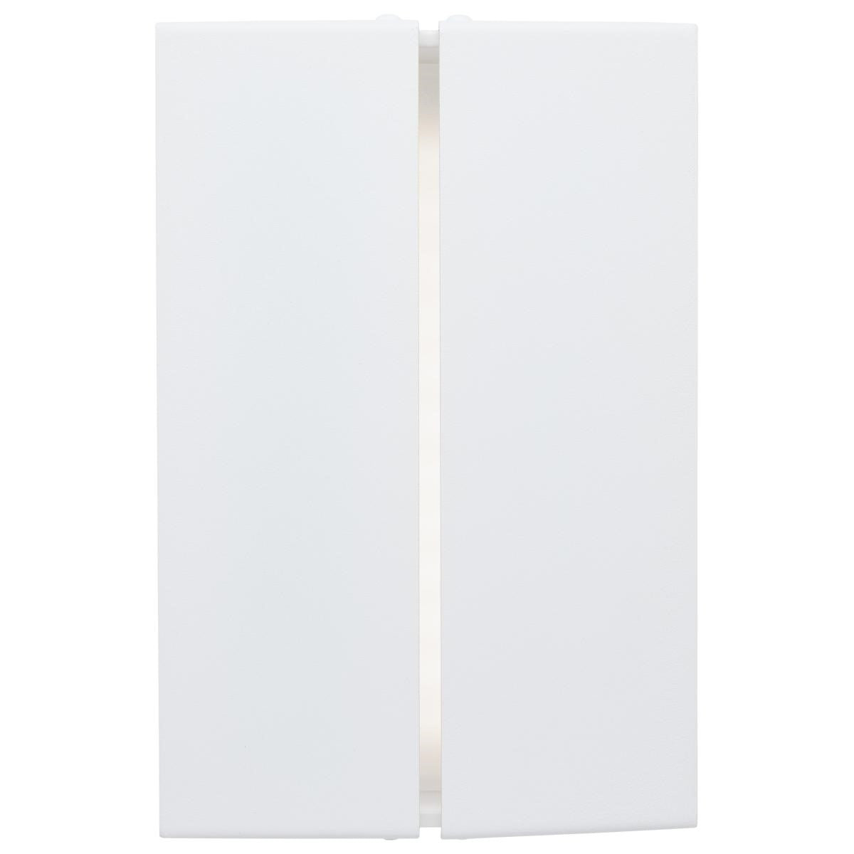 Peak 9" LED Wall Sconce, Selectable CCT, Matte White Finish