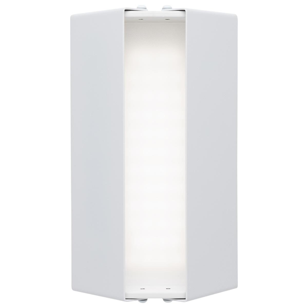 Peak 9" LED Wall Sconce, Selectable CCT, Matte White Finish