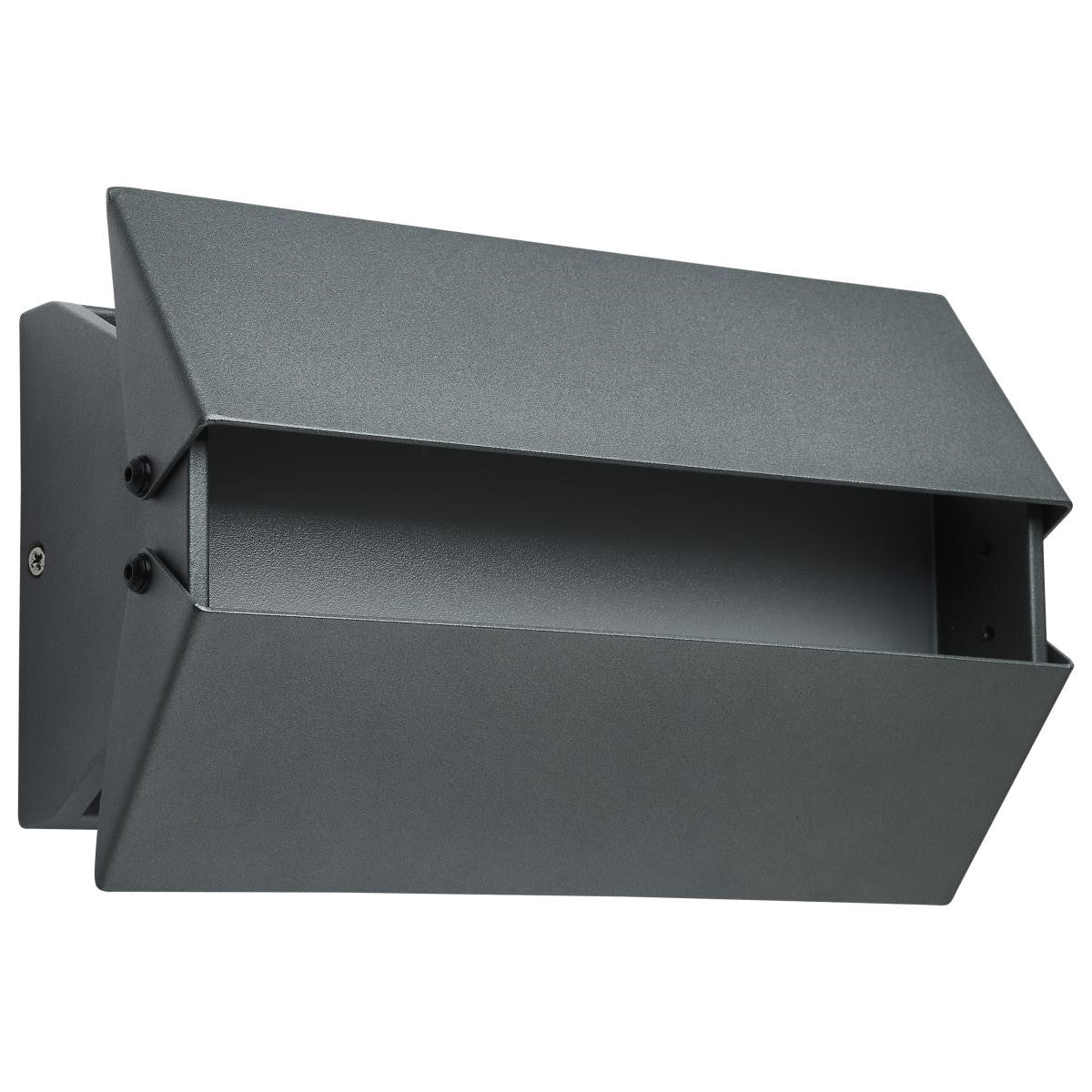 Peak 9" LED Wall Sconce, Selectable CCT, Matte Gray Finish