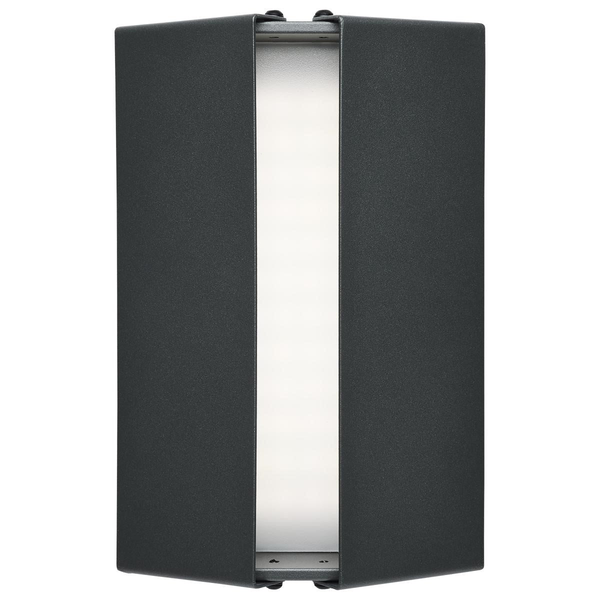 Peak 9" LED Wall Sconce, Selectable CCT, Matte Gray Finish