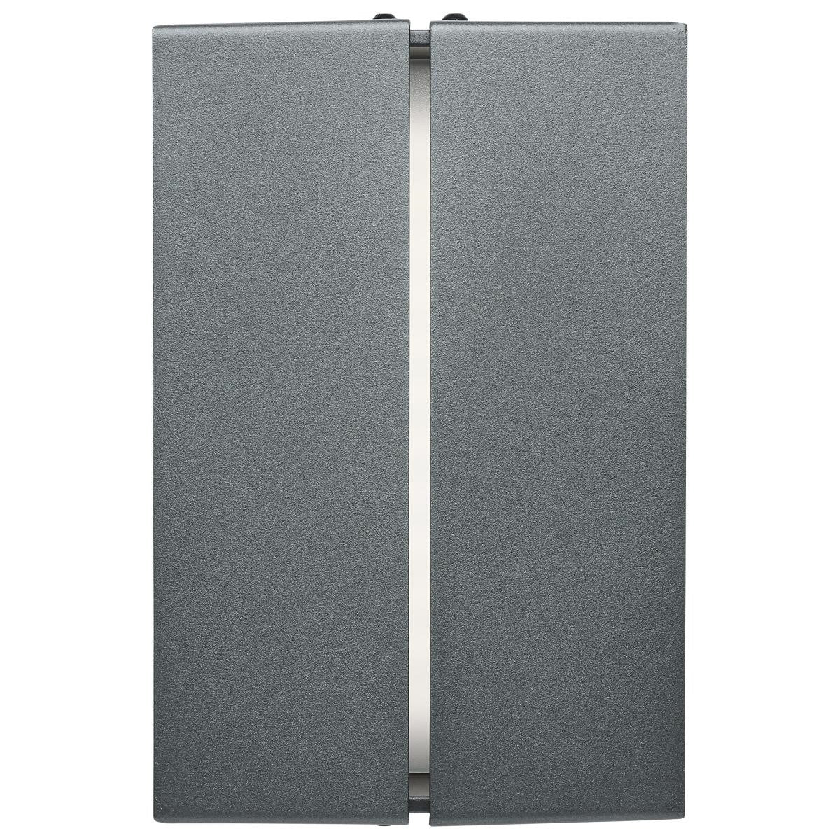 Peak 9" LED Wall Sconce, Selectable CCT, Matte Gray Finish