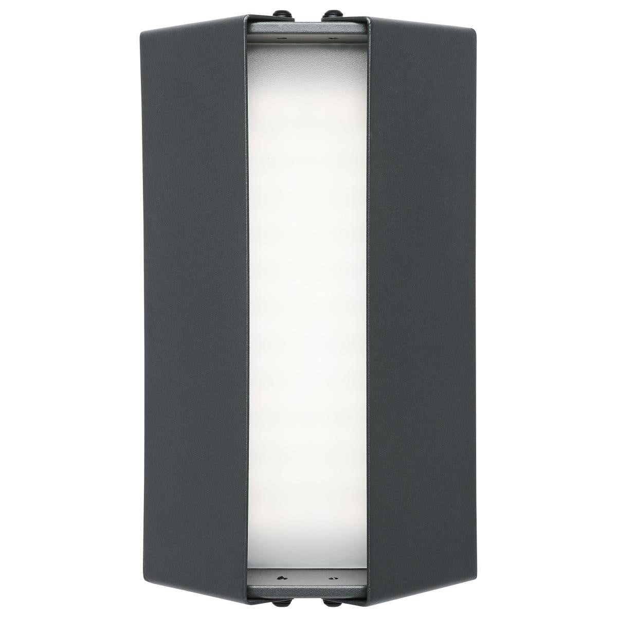 Peak 9" LED Wall Sconce, Selectable CCT, Matte Gray Finish