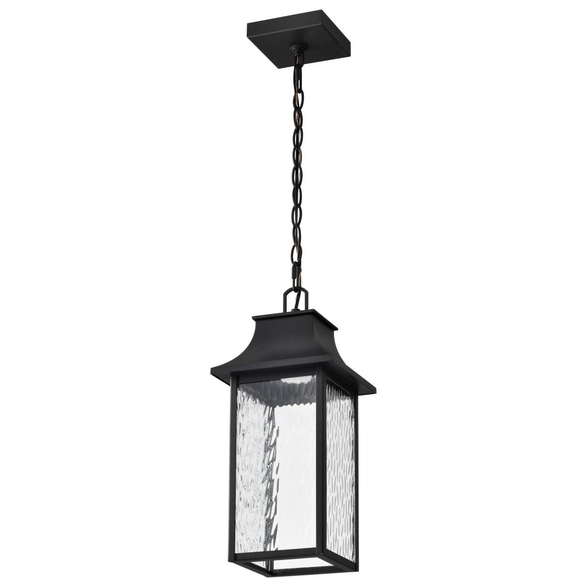 Austen Starfish 17" Smart LED Outdoor Hanging Light, RGBTW, Matte Black Finish