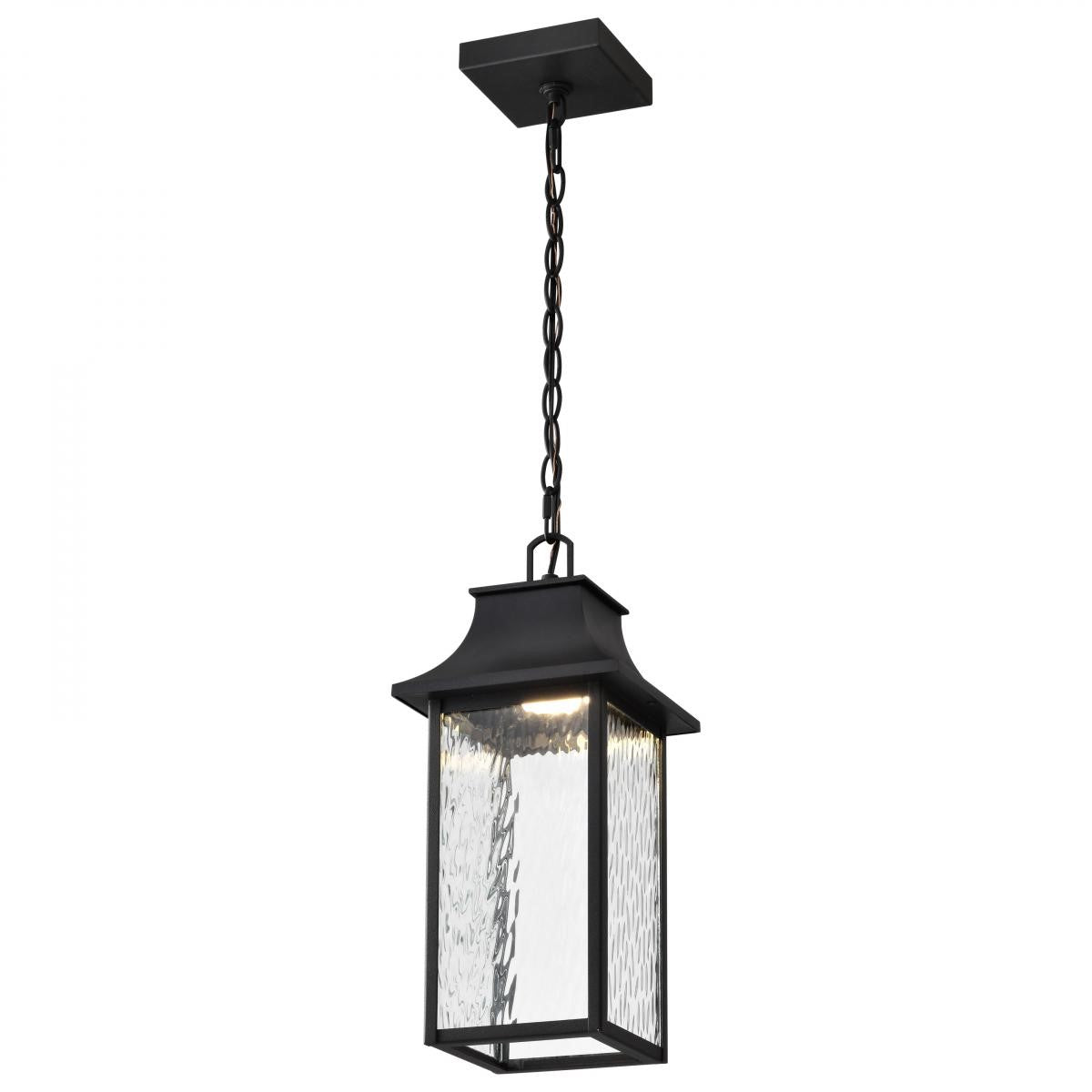 Austen Starfish 17" Smart LED Outdoor Hanging Light, RGBTW, Matte Black Finish