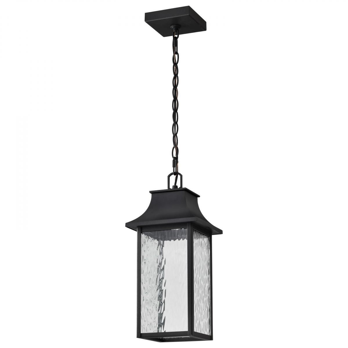 Austen Starfish 17" Smart LED Outdoor Hanging Light, RGBTW, Matte Black Finish