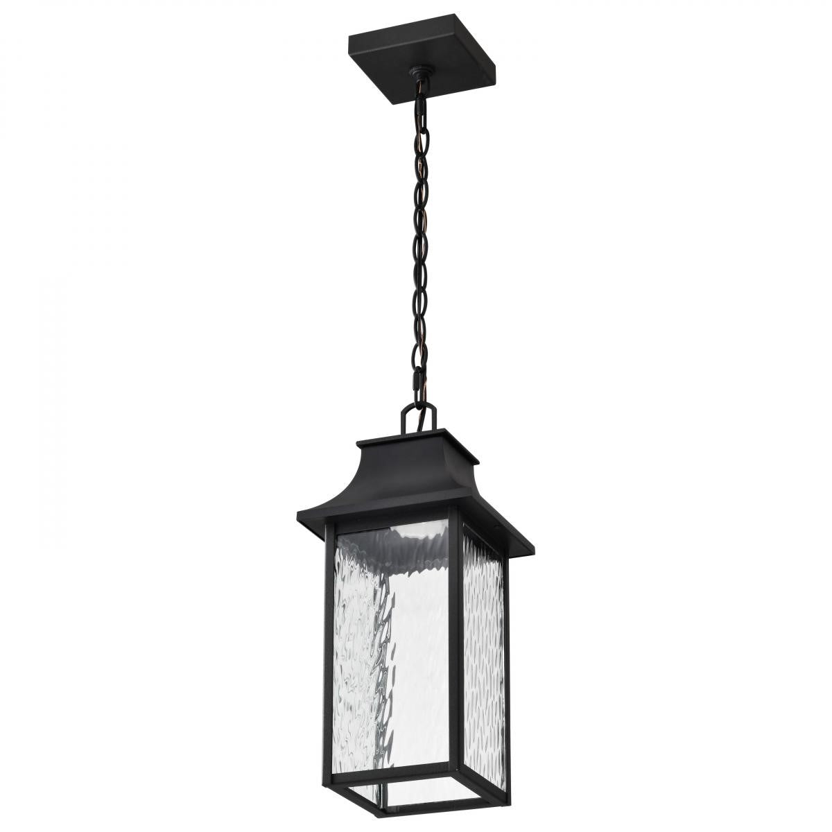 Austen Starfish 17" Smart LED Outdoor Hanging Light, RGBTW, Matte Black Finish