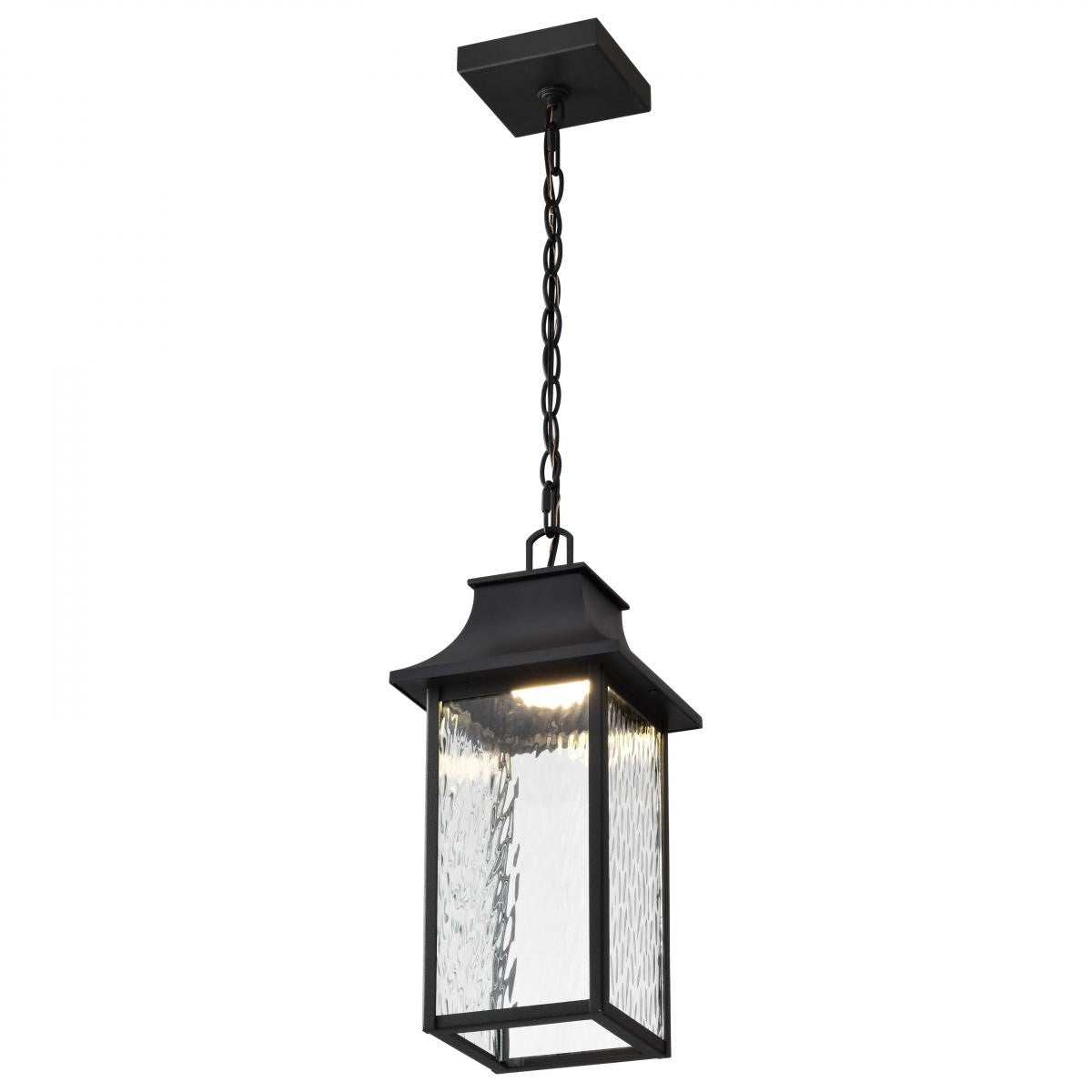 Austen Starfish 17" Smart LED Outdoor Hanging Light, RGBTW, Matte Black Finish