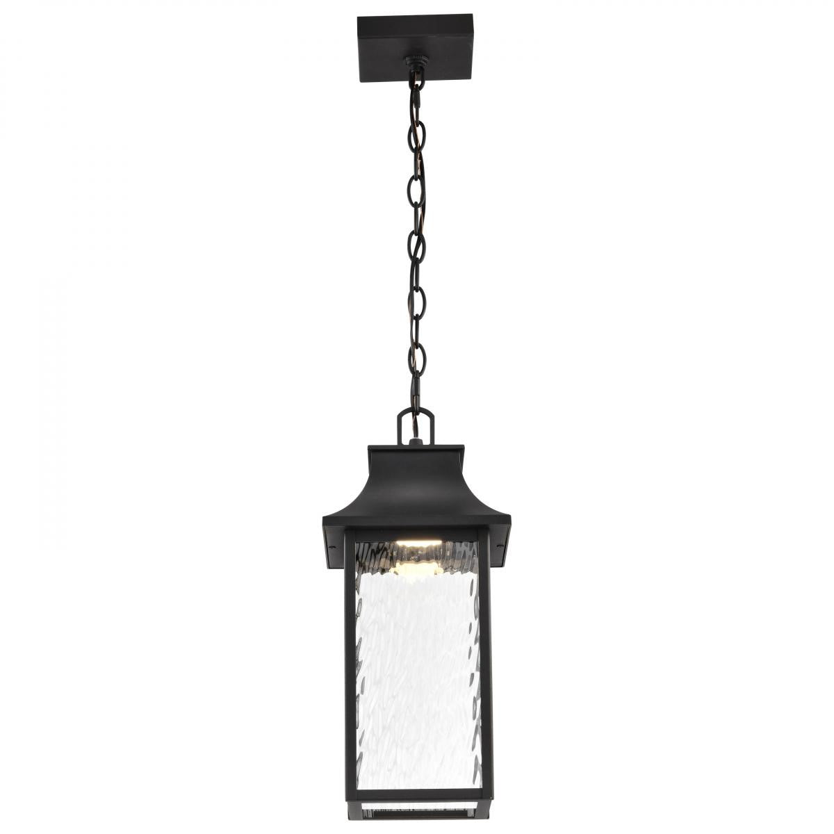 Austen Starfish 17" Smart LED Outdoor Hanging Light, RGBTW, Matte Black Finish