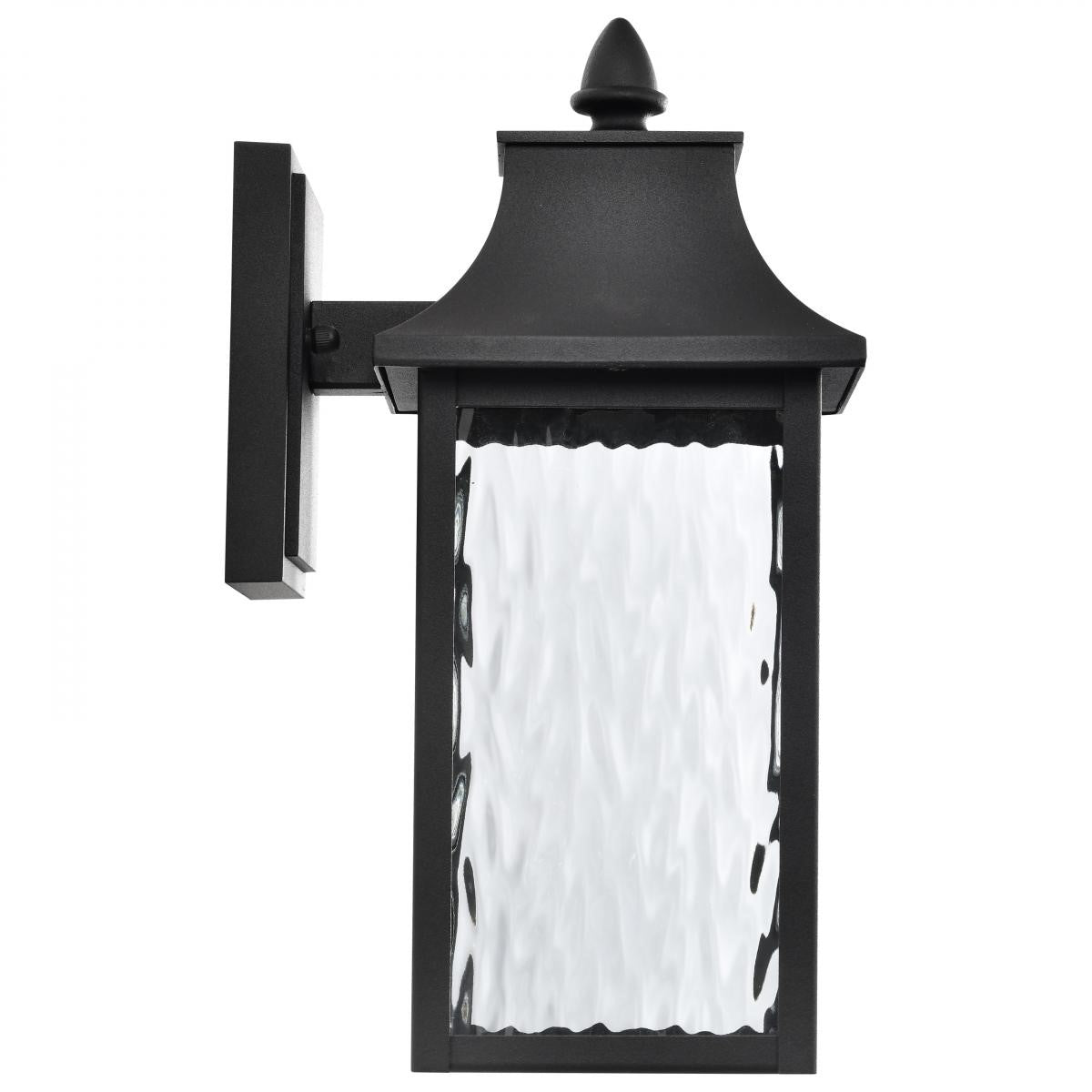 Austen Starfish 13" Smart LED Outdoor Wall Light, RGBTW, Matte Black Finish