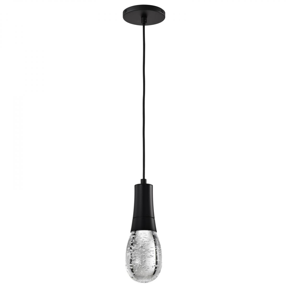 Lacey Starfish 4" Smart LED Pendant Light, RGBTW, Matte Black Finish