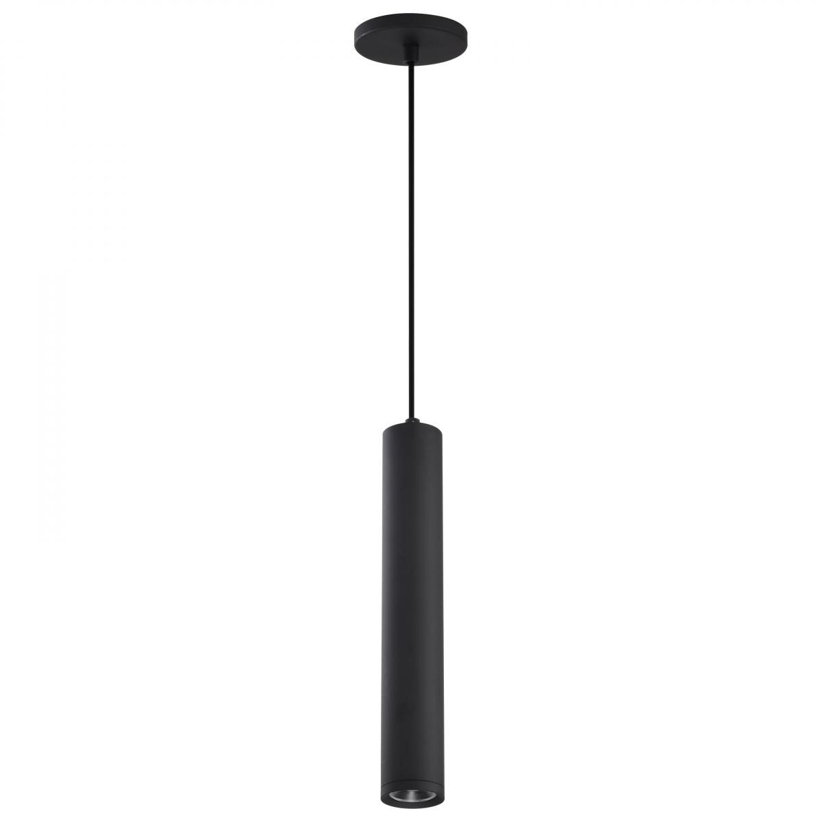 Century 16" LED Pendant Light, Matte Black Finish