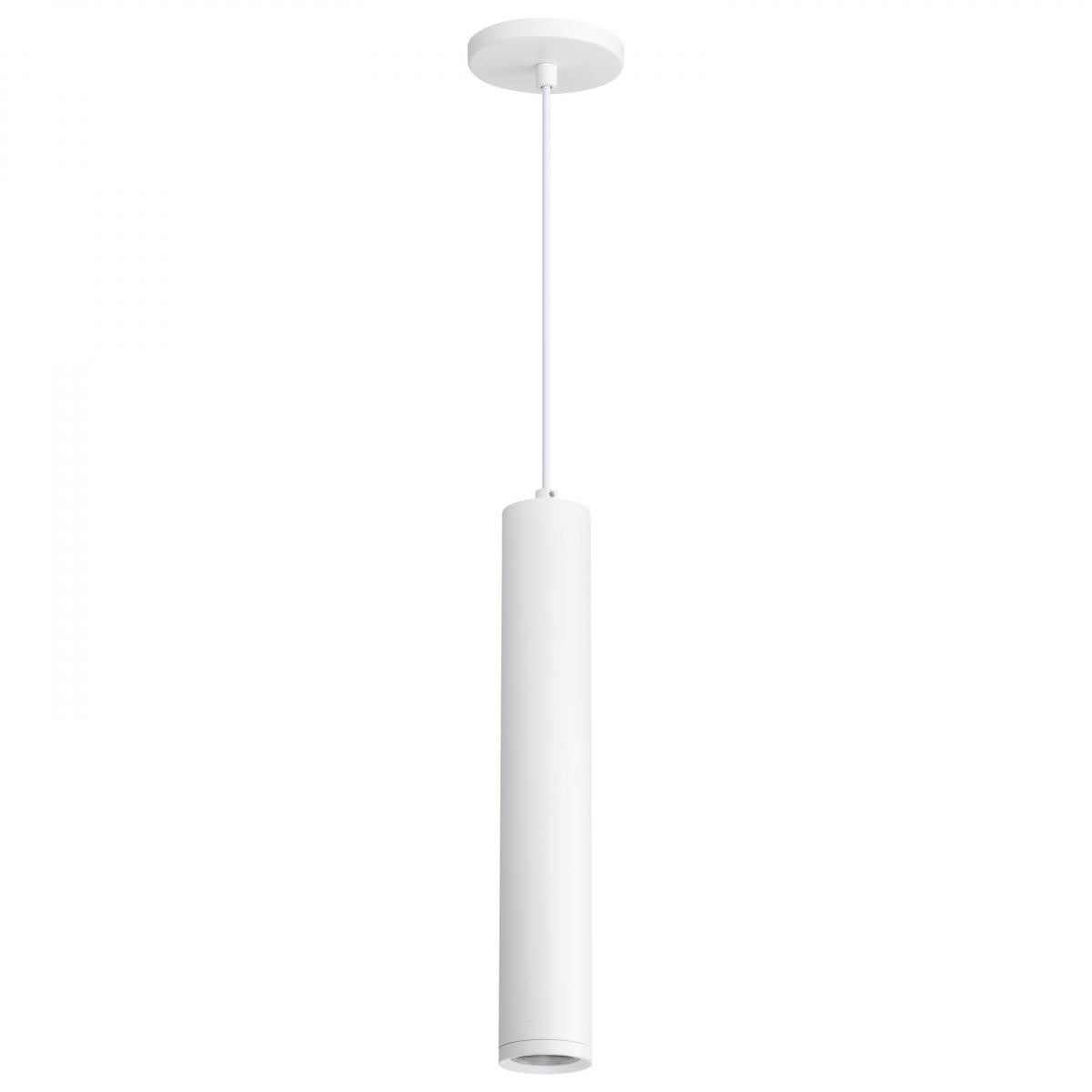 Century 16" LED Pendant Light, Matte White Finish