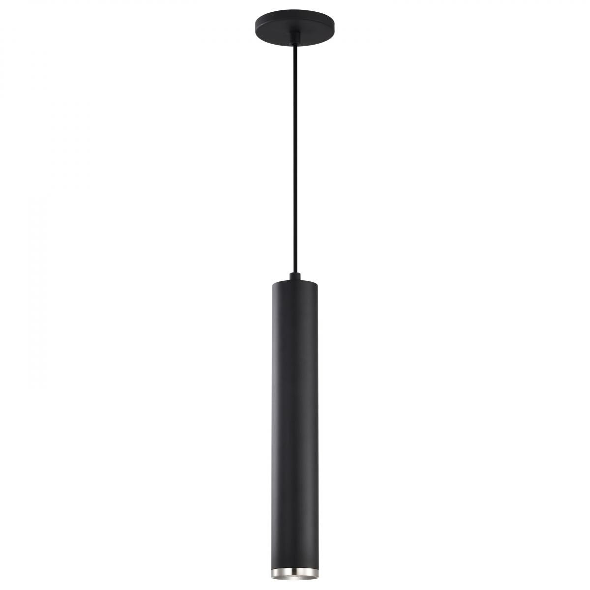 Century 16" LED Pendant Light, Matte Black and Brushed Nickel Finish - Bees Lighting