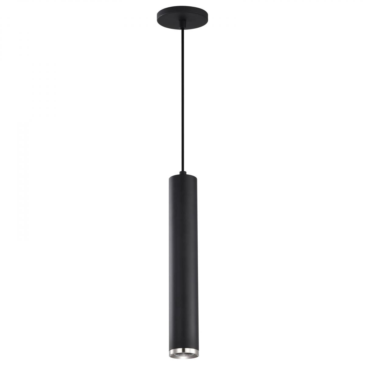 Century 16" LED Pendant Light, Matte Black and Brushed Nickel Finish - Bees Lighting